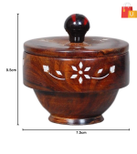 2 Set of Wooden Sugar and Spice Pot| Perfect for Kitchen Storage - Image 2