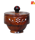2 Set of Wooden Sugar and Spice Pot| Perfect for Kitchen Storage - Image 3