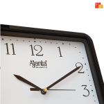 Ajanta Plastic Wall Clock - Black - Image 3