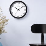 Titan Contemporary Wall Clock - Black - Image 2