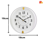 Ajanta Step Movement Plastic Analog Wall Clock - Image 4