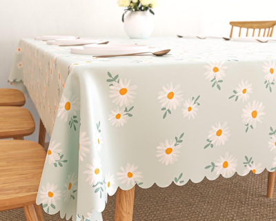 Durable Green PVC Table Cover