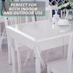 Transparent Dining Table Cover - 6-Seater - Image 3