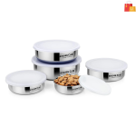 Steel Containers Set for Kitchen (Set of 5) - Image 4