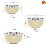 Classic Microwave Safe Mixing Bowls Set - Image 3