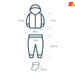 Men's Cotton Pajama Suit  For Kids - Image 2