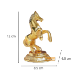 Gold horse statue