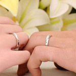Platinum Adjustable Couple Ring For Men & Women - Image 2