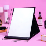 Portable Folding Makeup Mirror  with Stand - Image 3