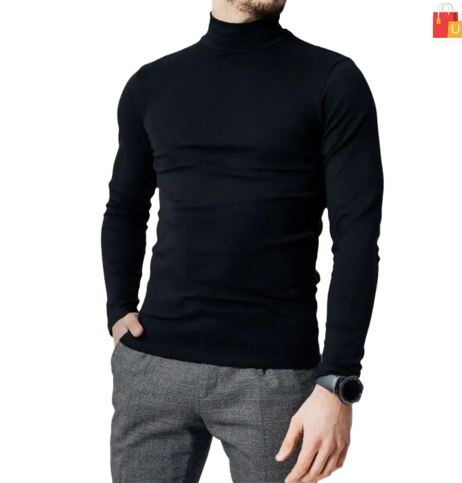 united design - 2025-01-03T212501.156 Black Neck T-Shirt