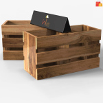 Premium Teak Wood Tissue and Cutlery Holder | Durable & Eco-Friendly Kitchen Décor Essentials