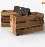 Premium Teak Wood Tissue and Cutlery Holder | Durable & Eco-Friendly Kitchen Décor Essentials