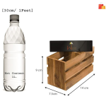 Premium Teak Wood Tissue and Cutlery Holder | Durable & Eco-Friendly Kitchen Décor Essentials - Image 2
