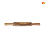 9-Inch Plywood Chakla with Wooden Rolling Pin | Versatile Kitchen Tool for Effortless Rolling - Image 3
