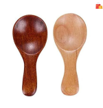 Set of 10 Sisam Wooden Spoons – 4-inch, Durable and Eco-Friendly Kitchen Utensils - Image 3