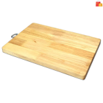 Wooden Cutting Board for Vegetables, Fruits, Meat, Cheese & Serving - Dishwasher Safe, Beige, Pack of 1