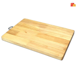 Wooden Cutting Board for Vegetables, Fruits, Meat, Cheese & Serving - Dishwasher Safe, Beige, Pack of 1