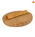 Chandan Pata (Sandalwood Board) with Sandalwood Stick | 6 Inches |