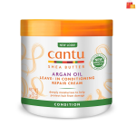 Cantu Argan Oil Leave-In Conditioning Repair Cream | Restores and Strengthens Hair 453g