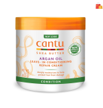 Cantu Argan Oil Leave-In Conditioning Repair Cream | Restores and Strengthens Hair 453g