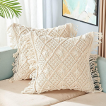 Macrame Off-White Cushion Cover