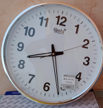 Ajanta Quartz Wall Clock - 32 cm, White - Image 3