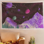 Aesthetic Boho Space Tapestry