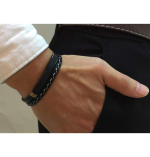 Stylish Leather Adjustable Bracelet