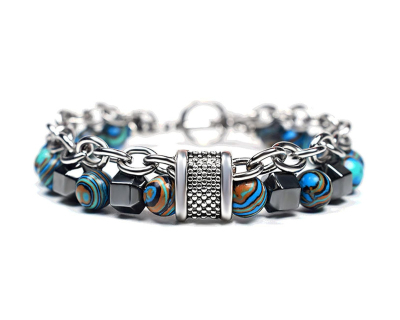 Stylish Silver Chain Bracelet