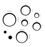 Stylish Decorative Mirror Stickers