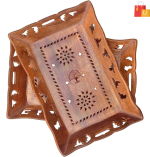 Premium Sheesham Wood Trays for Stylish Serving – Ideal for Home Use