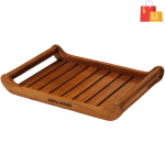 Durable Teak Wood Tray – Perfect for Serving, Organizing, and Dining Tables