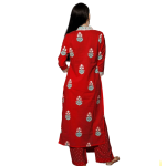 Rayon Printed Straight Kurta for Women - Image 2
