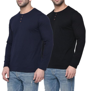 Men Solid Full Sleeve