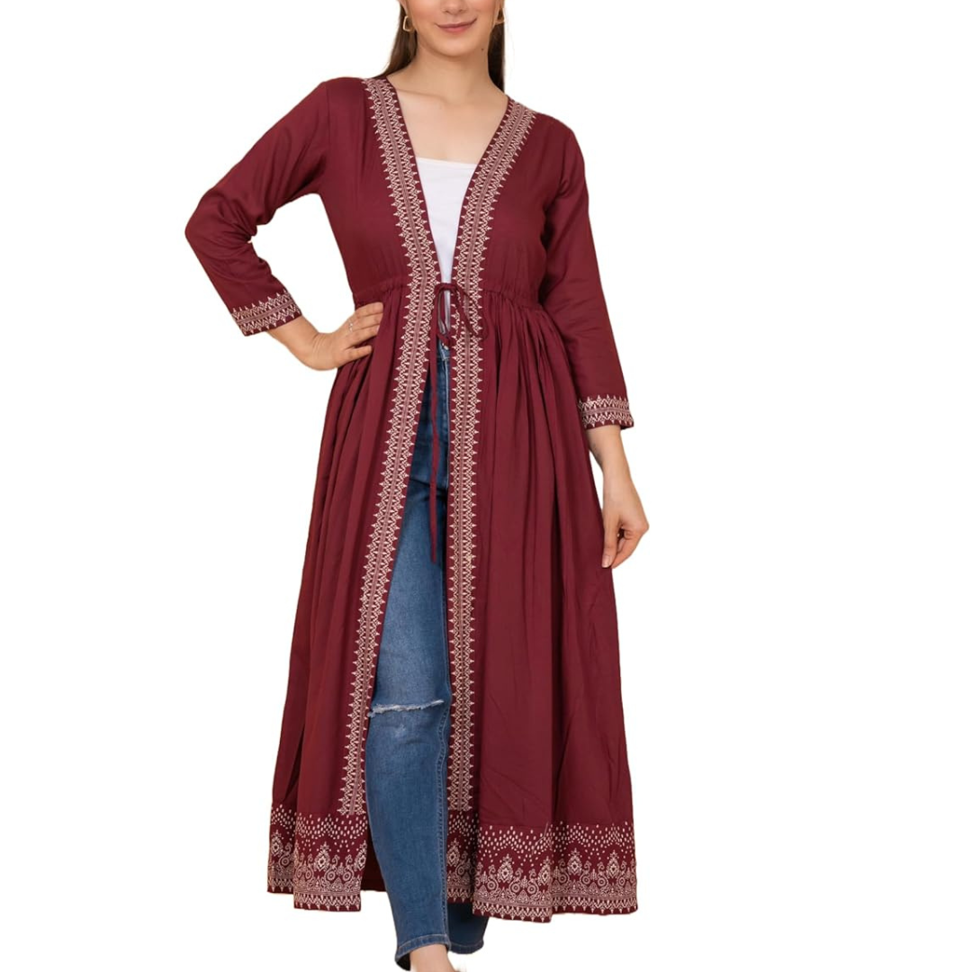 Miniexpress.lk (33) Women's Tie-Front Shrug