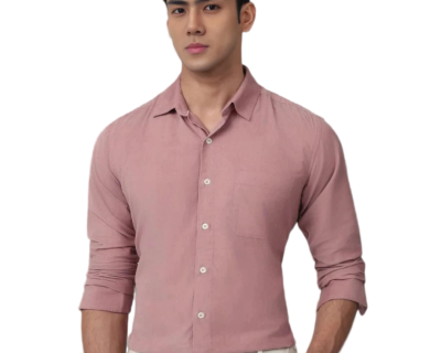 Pink Regular Fit Shirt