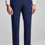 Elegant Navy Blue Formal Trousers