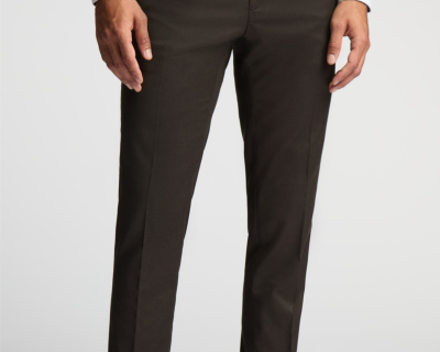 Elegant Brown Formal Trousers