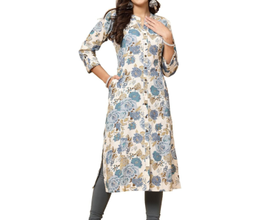 Stylish Cotton Printed Kurta