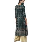 Rayon Floral Printed Anarkali Kurta