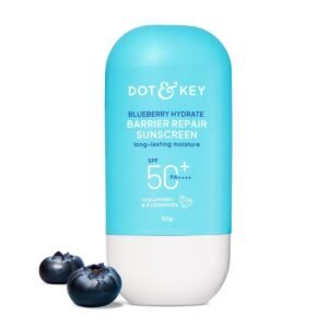 Dot & Key Blueberry Hydrate Barrier Repair Sunscreen Spf 50+,Pa++++For Dry & Sensitive Skin