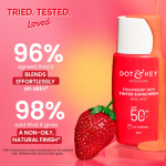 Dot & Key Strawberry Dew Tinted Sunscreen SPF 50+ Pa++++ For All Skin Types  50ml - Image 2