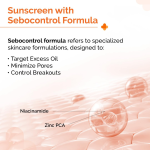 The Derma Co 1% Hyaluronic Sunscreen Oil-Free Gel SPF 50 PA++++  For Oily, Acne-Prone Skin 50 g - Image 3