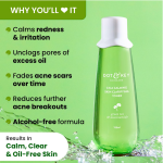 Dot & Key Cica Calming Skin Clarifying Toner with Green Tea For Acne, Oily & Sensitive Skin 150 ml - Image 3