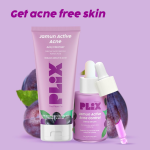 PLIX - THE PLANT FIX Jamun Face Wash and Active Acne Serum Combo for Women & Men - Image 3