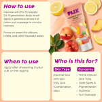PLIX THE PLANT FIX Peaches & Lemon Detan Body Lotion For Men & Women 150 ml - Image 3