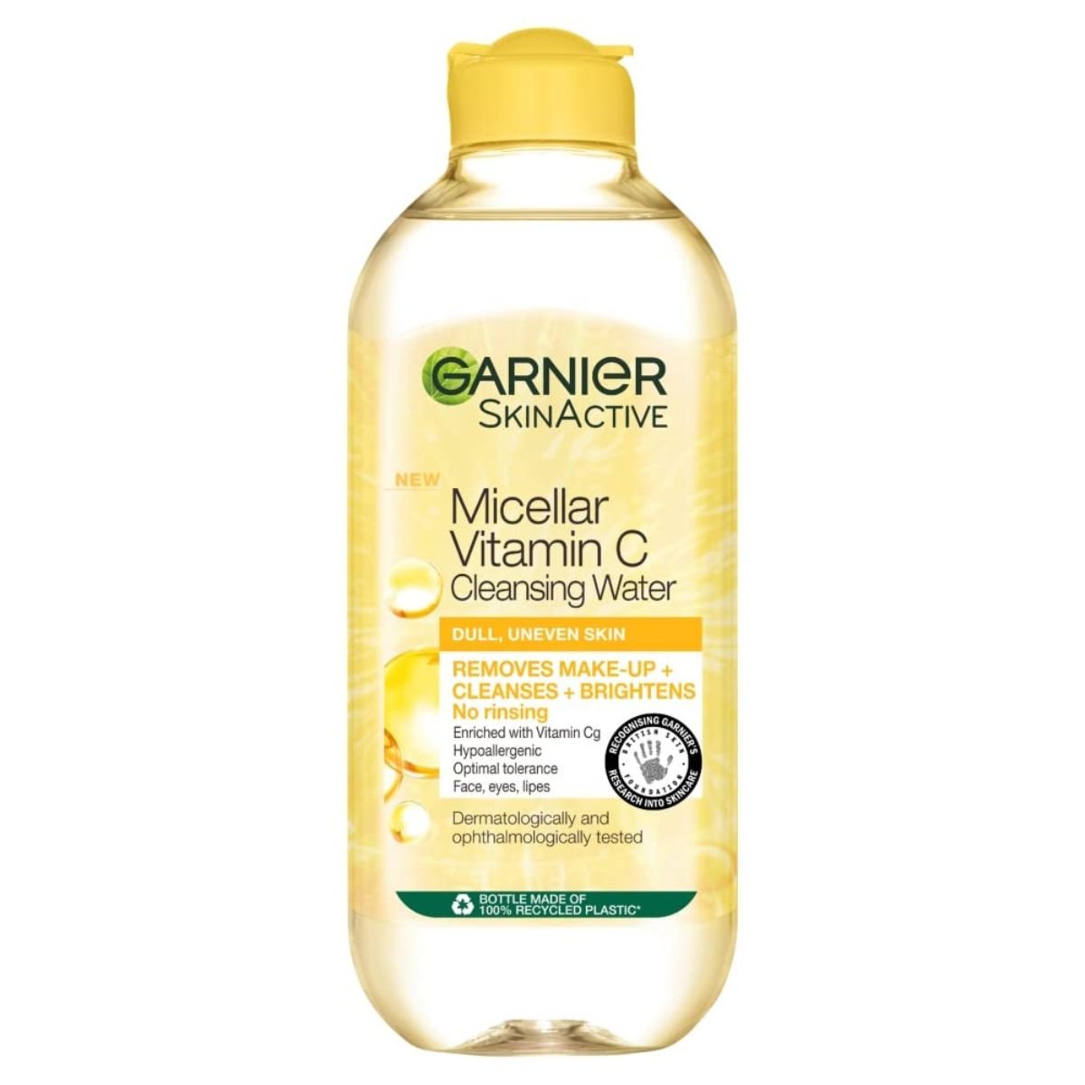 @Miniexpress.lk - 2026-07-01T172015.584 Garnier Micellar Water with Vitamin C, Facial Cleanser & Makeup Remover, Brightening & Hydrating, For All Skin Types - 125ml - Image 1