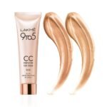 Lakmé Eyebrow Pencil, Black, 1.2g & Lakme 9 to 5 CC Cream Mini, 01 - Beige, Light Face Makeup with Natural Coverage, SPF 30 - Tinted Moisturizer to Brighten Skin, Conceal Dark Spots, 9 g - Image 2