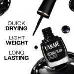 Lakme Insta Liquid Eye Liner Long Lasting Waterproof Liner with Brush for Even Strokes 9 ml - Image 5