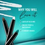 Lakme Eyeconic Black Kajal, Matte Kohl Liner in a Twist Up Pencil  0.35 g - Image 5